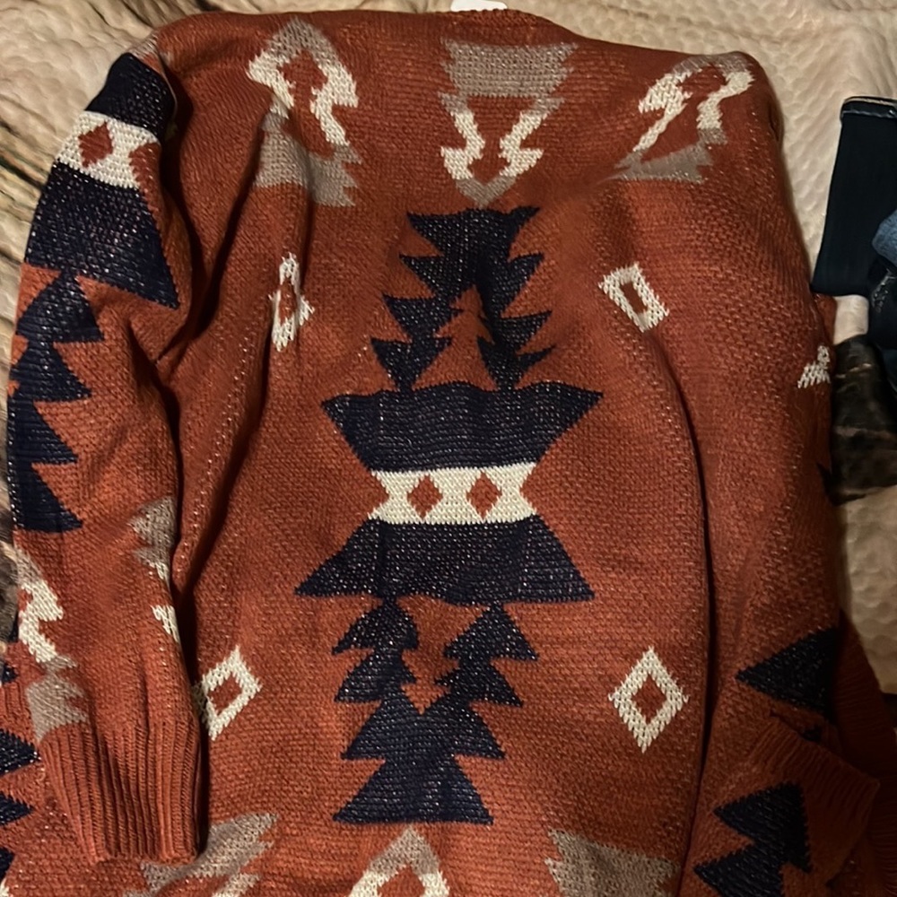 Burnt orange large new sweater